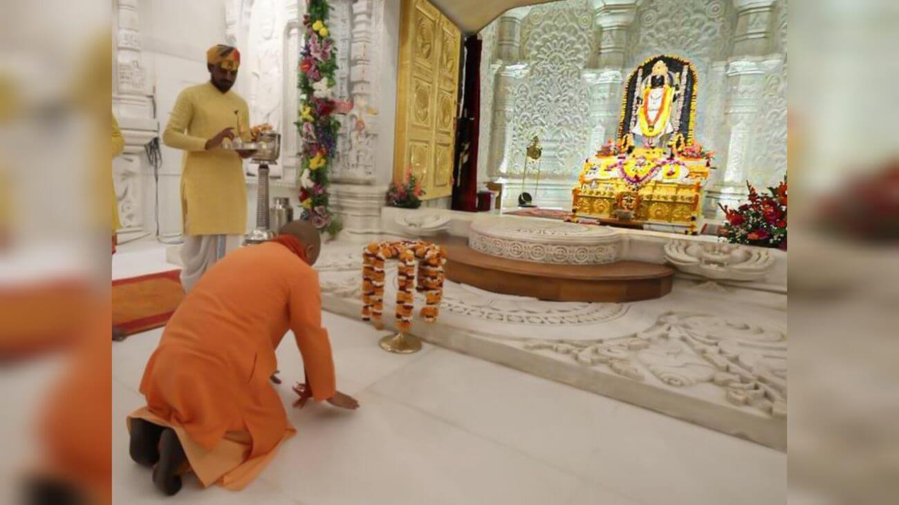 अयोध्या में सीएम योगी: राम मंदिर में ध्वजारोहण से पहले तैयारियों का लिया जायजा, अधिकारियों को दिए कड़े निर्देश