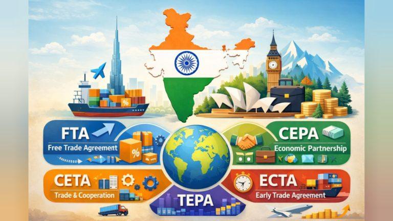 FTA, CEPA से TEPA तक, भारत के व्यापारिक समझौतों का क्या है मतलब? UAE, ऑस्ट्रेलिया समेत 8 देशों से हुए हैं करार