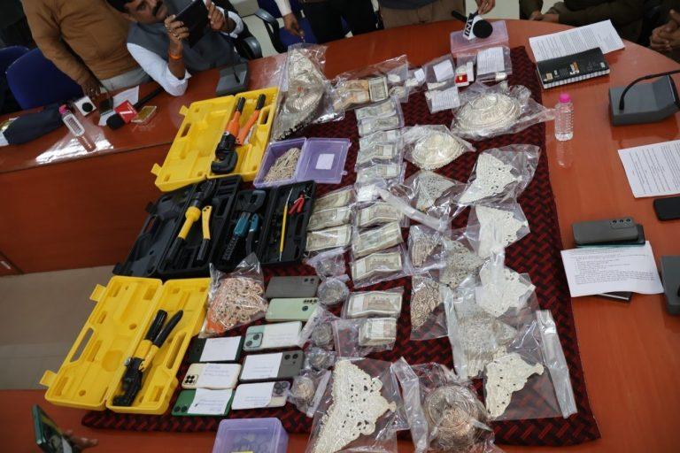 मध्यप्रदेश पुलिस की कार्रवाई, 01 करोड़ से अधिक मूल्य की चोरी की संपत्ति बरामद