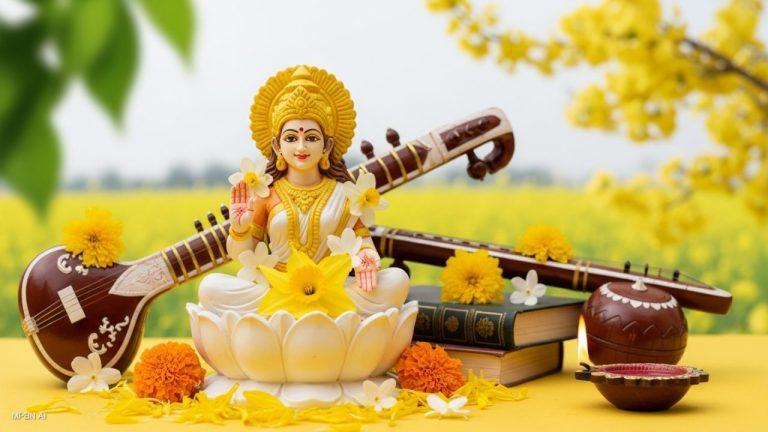 पीले रंग की खुशबू और वीणा की मधुर धुन, देखें बसंत पंचमी के लिए सुंदर शुभकामना संदेश