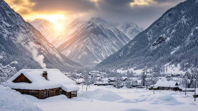 जम्मू-कश्मीर में भारी बर्फबारी का कहर, सड़कें बंद और 58 उड़ानें रद्द