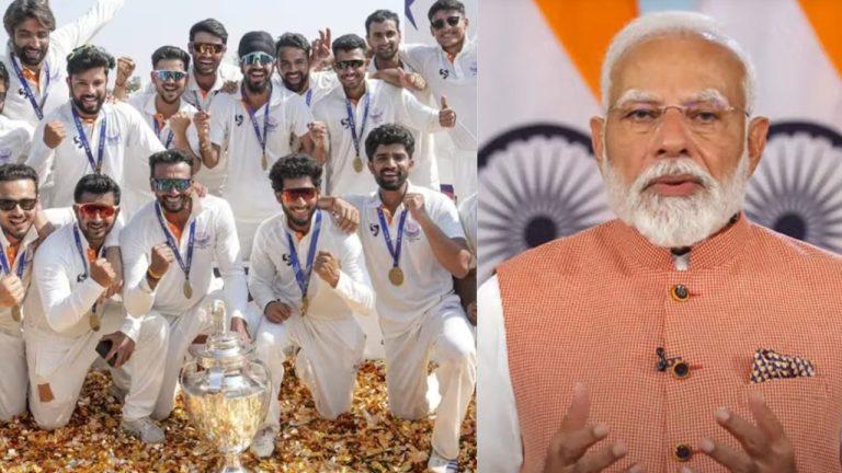 जम्मू-कश्मीर क्रिकेट टीम ने रचा इतिहास, रणजी ट्रॉफी फाइनल में कर्नाटक को हराकर पहली बार जीता खिताब, प्रधानमंत्री मोदी ने दी बधाई