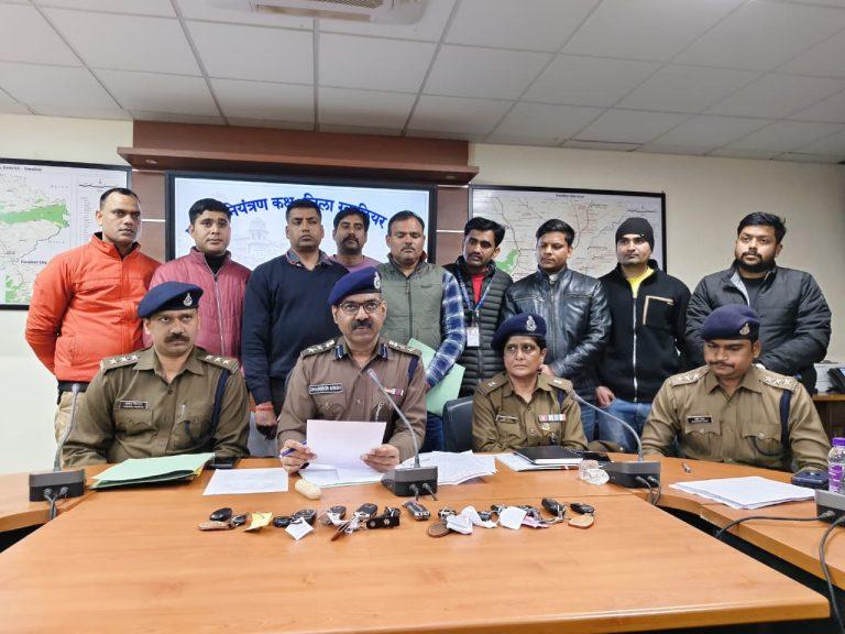 डकैती और चोरी का खुलासा, विदिशा और खरगोन में चोरों से लगभग 1 करोड़ 90 लाख रुपये की संपत्ति जब्त