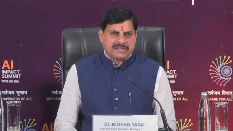AI इम्पैक्ट समिट-2026 में शामिल हुए सीएम डॉ. मोहन यादव, वैश्विक तकनीकी कंपनियों से बैठक, डिजिटल सुशासन और एआई निवेश पर चर्चा