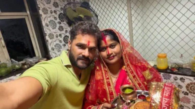 भोजपुरी सुपरस्टार खेसारी लाल यादव ने पत्नी चंदा के जन्मदिन पर लिखा रोमांटिक पोस्ट, सेहरा के लिए भैंस बेचने की कहानी फिर हुई वायरल