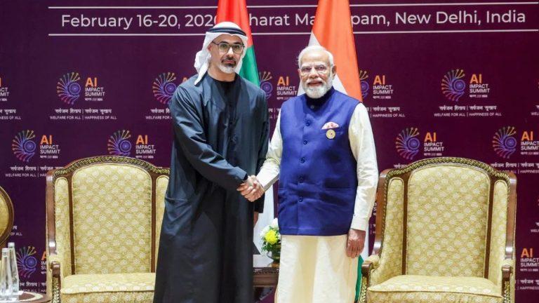 AI इम्पैक्ट समिट 2026: क्राउन प्रिंस शेख खालिद ने प्रधानमंत्री मोदी से की मुलाकात, कई अहम समझौतों पर बनी सहमति