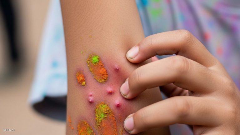 होली के पक्के रंग से बच्चे की त्वचा जलन कर रही ? बेसन के इस उबटन से मिनटों में छूटने लगेगा रंग