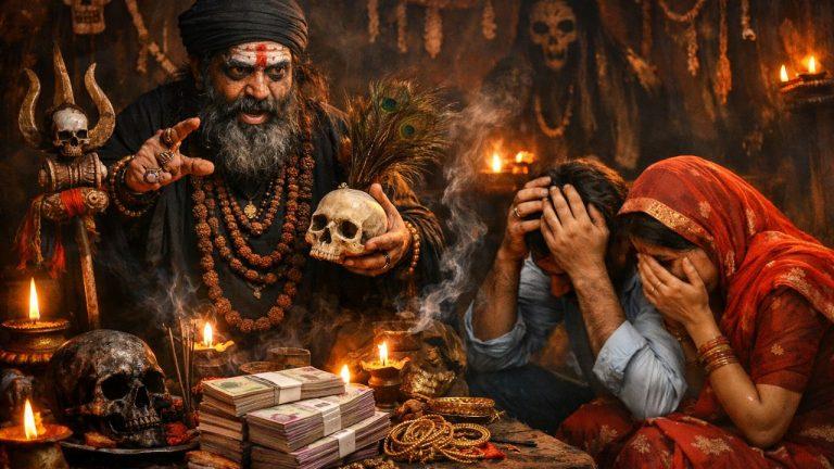 खंडवा में ढोंगी बाबा की ठगी: भूत भगाने के नाम पर दंपति से 2.30 लाख ऐंठे