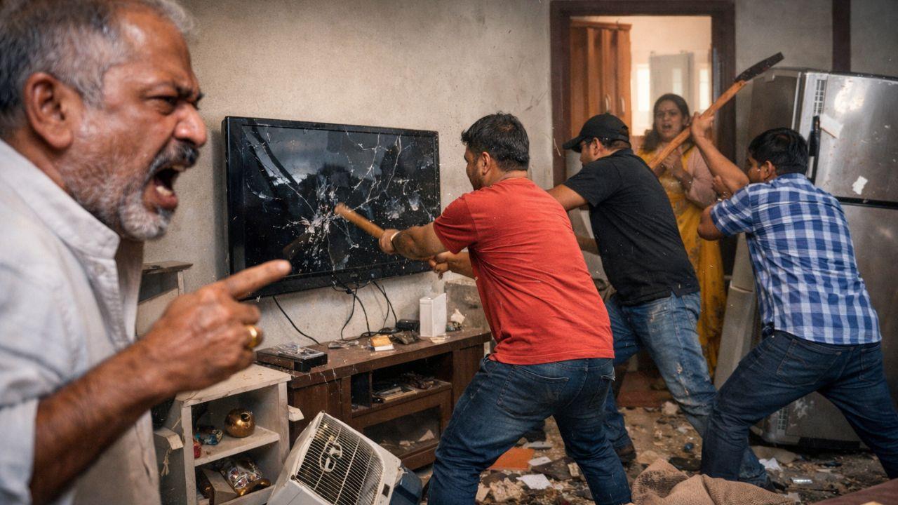 सिलेंडर नहीं पहुंचाया तो भड़का ससुर का गुस्सा, इंदौर से आकर देवास में घर में की तोड़फोड़