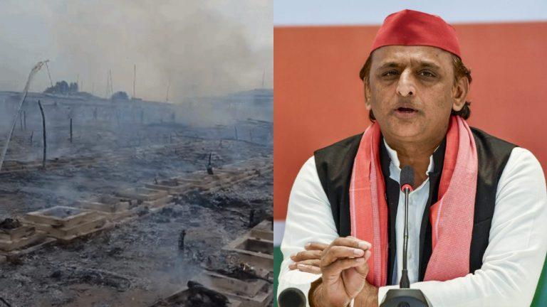 अयोध्या में बड़ा हादसा, यज्ञ स्थल पर लगी भीषण आग, अखिलेश यादव ने सरकार पर बोला हमला, भ्रष्टाचार और लापरवाही के लगाए आरोप