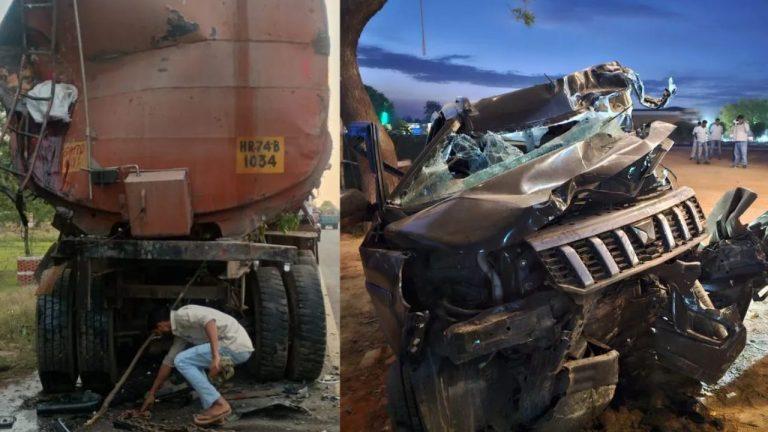 बरेली में भीषण सड़क हादसा, टैंकर से टकराई तेज रफ्तार बोलेरो, 5 लोगों की मौत और कई घायल