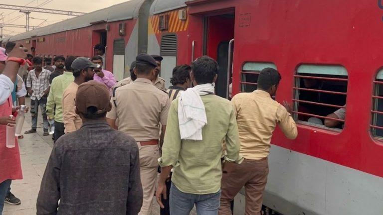 बीना स्टेशन पर हड़कंप! अंत्योदय एक्सप्रेस में मिले 100 से ज्यादा बच्चे, बाल मजदूरी की आशंका से मचा बवाल