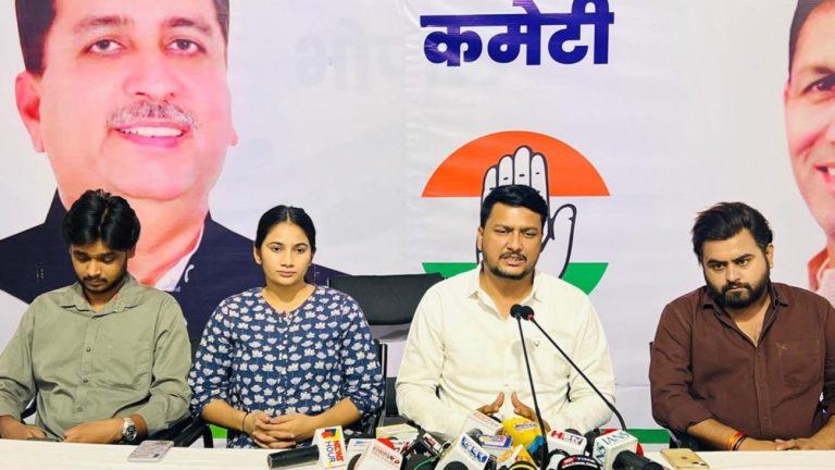 NSUI शनिवार को भोपाल में करेगा सीएम हाउस का घेराव, पेपर लीक और परीक्षा घोटालों के खिलाफ छात्रों के साथ आंदोलन की घोषणा