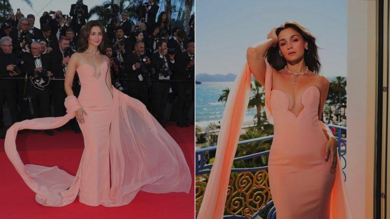 Cannes 2026 के रेड कार्पेट पर छाईं आलिया भट्ट, ब्लश टोन्ड गाउन में लूटी महफिल
