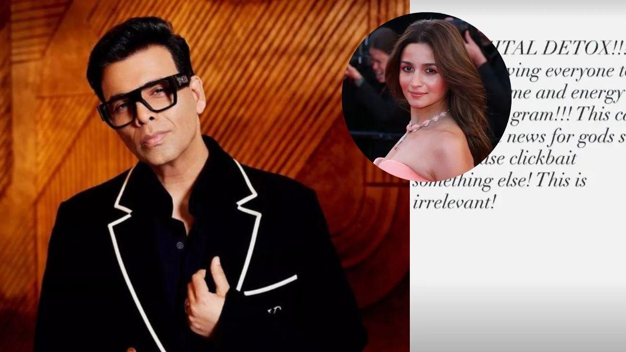 करण जौहर ने शाहरुख खान और आलिया भट्ट को Instagram पर किया अनफॉलो? डिजिटल डिटॉक्स वाले फैसले से मचा हंगामा