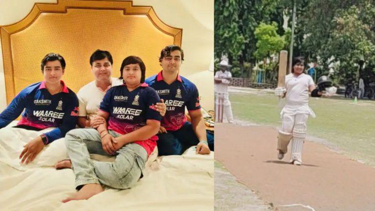 वैभव सूर्यवंशी के बाद छोटे भाई आशीर्वाद का धमाका, 10 साल की उम्र में जड़ा शतक, लगाई 21 बाउंड्री