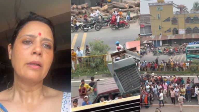 पश्चिम बंगाल में सियासी बवाल, रेस्टोरेंट के बाहर महुआ मोइत्रा को भीड़ ने घेरा, अंडों से किया हमला, TMC ने भाजपा पर साधा निशाना