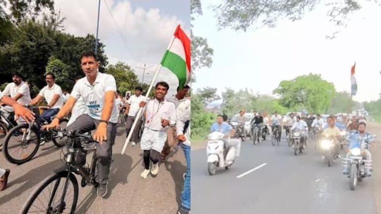 कांग्रेस की साइक्लोथॉन का आज भोपाल में होगा समापन, 200 किलोमीटर लंबी यात्रा साइकिल से पूरी कर रहे जीतू पटवारी