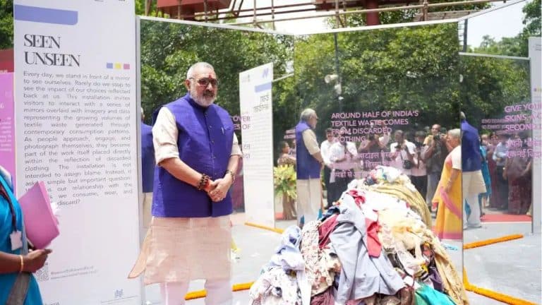 दिल्ली हाट में सजा सस्टेनेबल टेक्सटाइल का सबसे बड़ा मंच, गिरिराज सिंह ने बताई पहल की खासियत