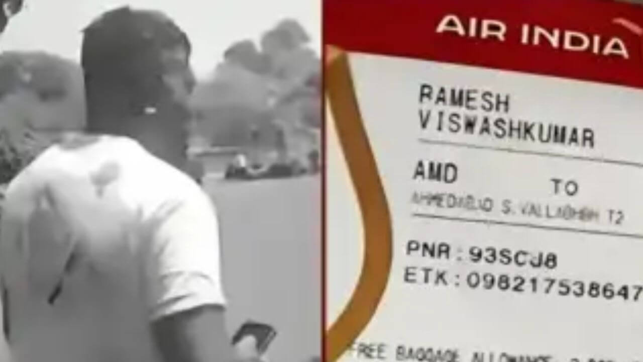 विमान अपघातात बचावलेला एकमेव प्रवासी रमेश विश्वकुमार; माध्यमांशी बोलताना सांगितला थरारक घटनाक्रम