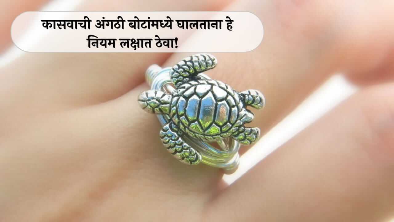 Astro Tips : कासवाची अंगठी घालण्यापूर्वी ‘हे’ नियम नक्की लक्षात ठेवा