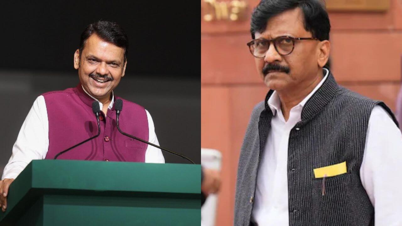 Politics News : संजय राऊतांकडून चक्क फडणवीसांचे कौतुक!! ट्विट करत म्हणाले, मराठी माणसासाठी…..