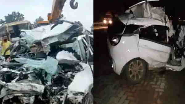 Road Accident: कांग्रेस विधायक के बेटे समेत 3 की दर्दनाक मौत, कार में बुरी तरह फंसे शव