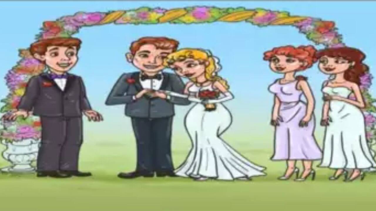 क्या आप इस शादी में छिपे एलियन को ढूंढ सकते हैं? देखें कितना तेज है आपका दिमाग