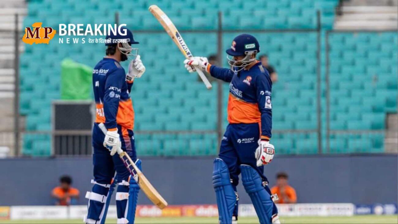 मध्यप्रदेश लीग में ऋषभ चौहान का तूफान, 66 गेंदों पर ठोके 137 रन, लगाए 10 छक्के