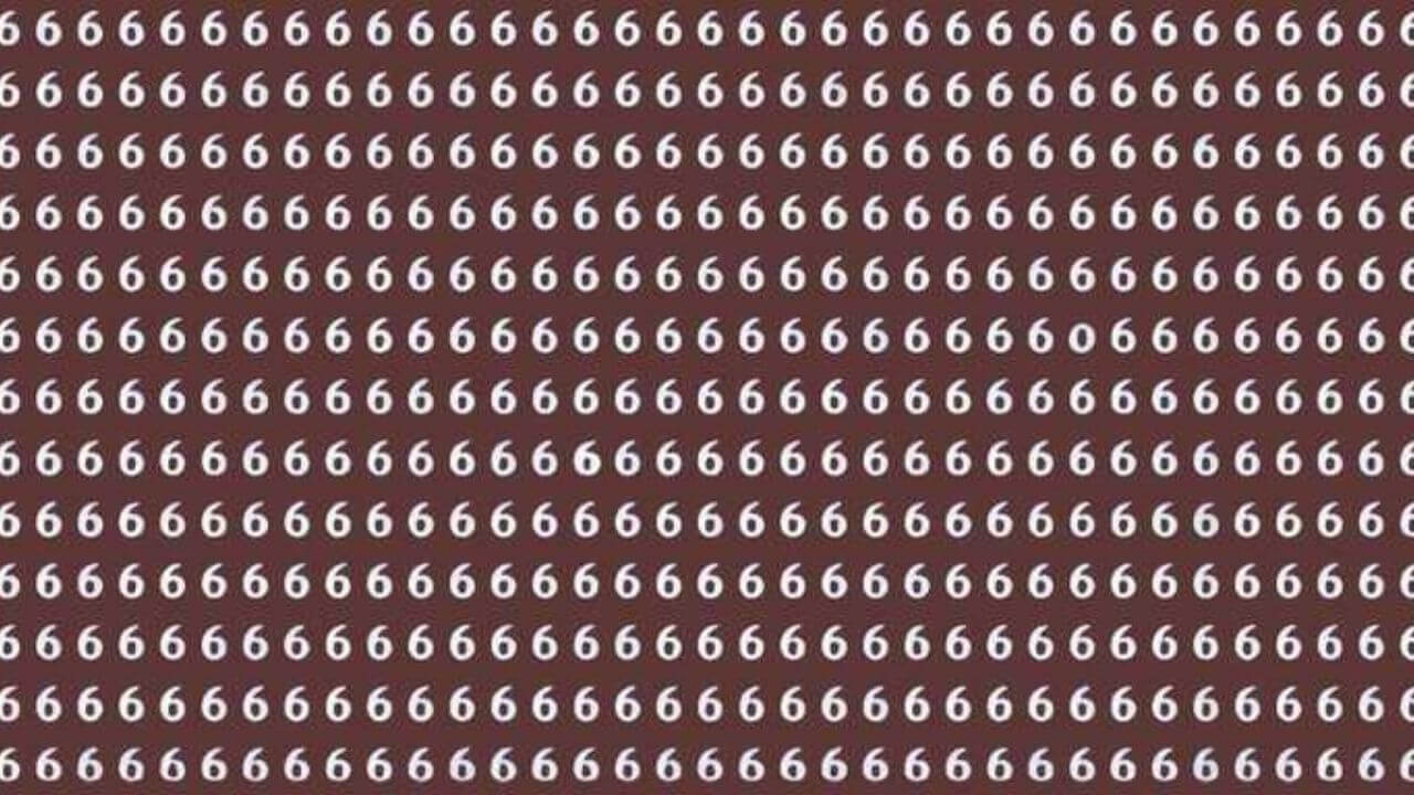 सिर्फ जीनियस ही 6 सेकंड में “6” के बीच छिपा “0” ढूंढ सकते हैं क्या आपमें है वो दम?