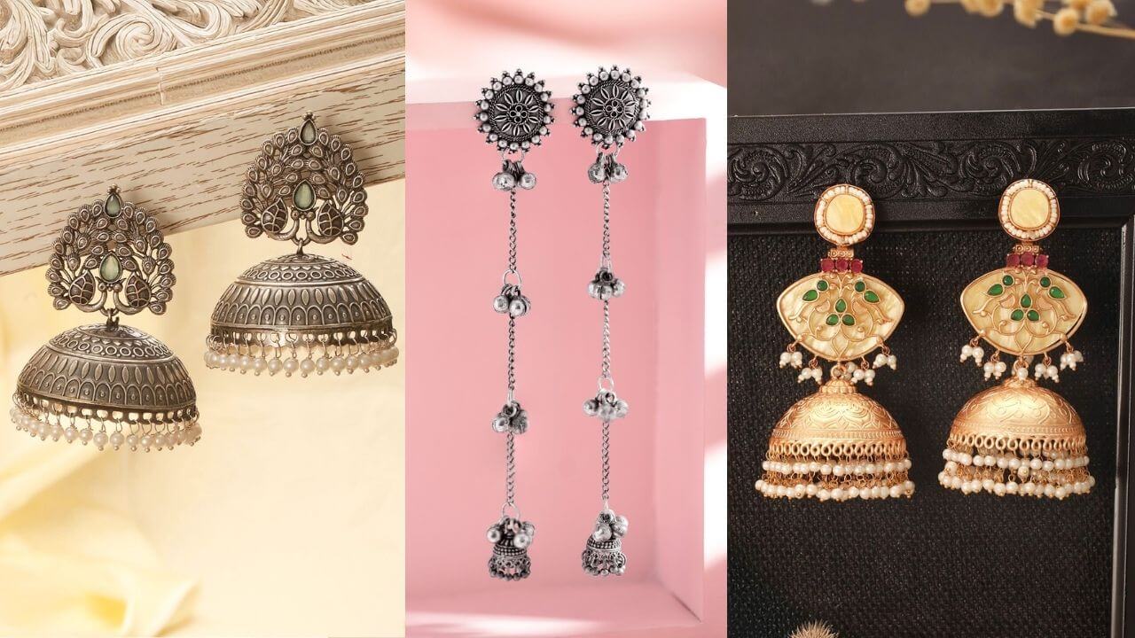 गोल चेहरे वाली लड़कियों के लिए झुमकों का स्टाइल गाइड, त्योहारों में सबसे बेस्ट ऑप्शन