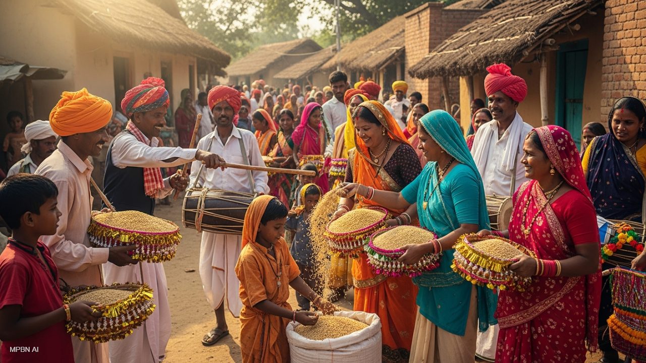 छत्तीसगढ़ का प्रसिद्ध लोकपर्व छेरछेरा, धार्मिक अनुष्ठान नहीं सामाजिक समरसता का संदेश देता है ये त्यौहार