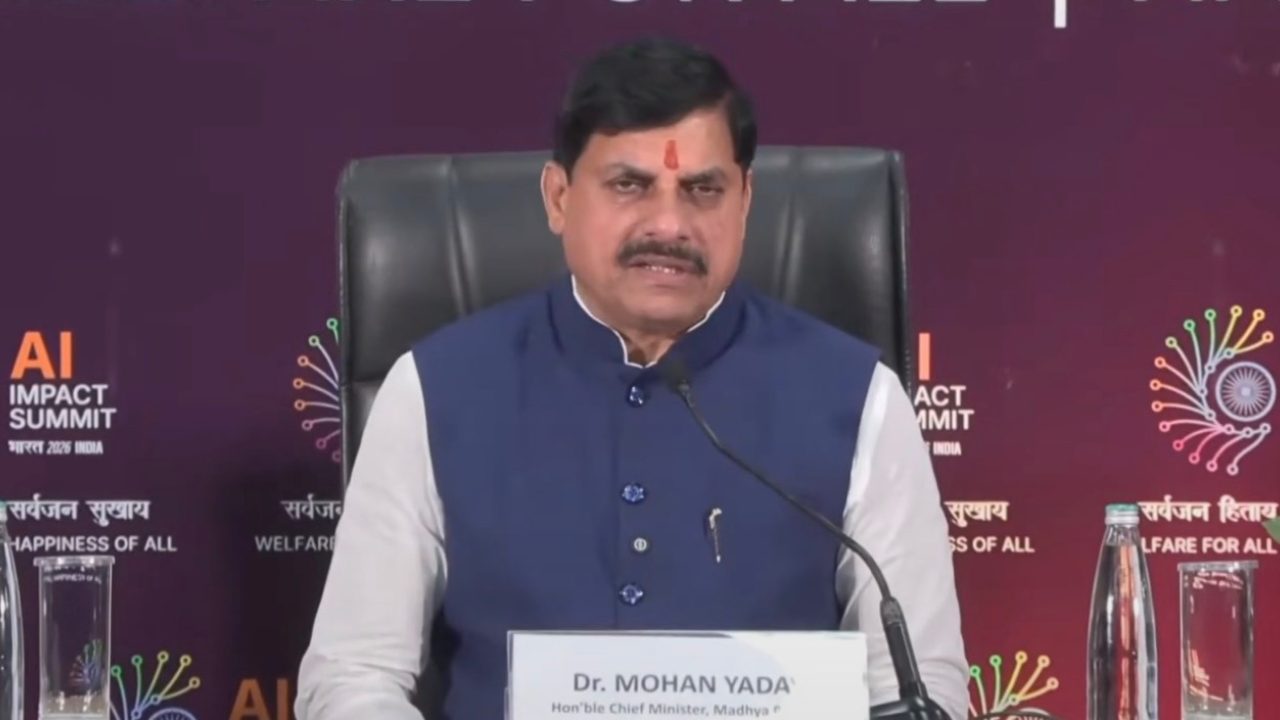 AI इम्पैक्ट समिट-2026 में शामिल हुए सीएम डॉ. मोहन यादव, वैश्विक तकनीकी कंपनियों से बैठक, डिजिटल सुशासन और एआई निवेश पर चर्चा