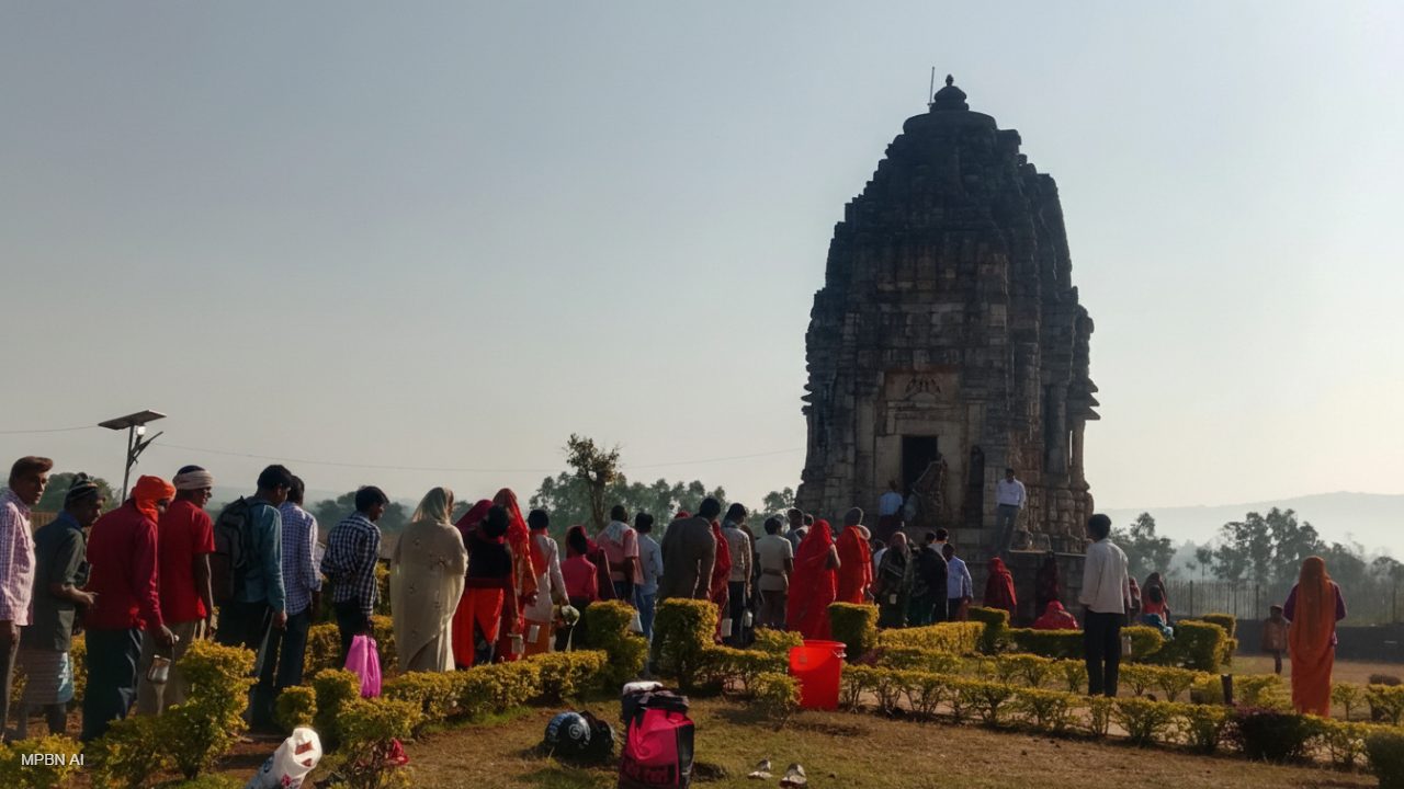 डिंडौरी के ऋणमुक्तेश्वर मंदिर कुकर्रामठ में उमड़ा आस्था का सैलाब, नर्मदा घाटों पर दिनभर गूंजते रहे जयकारे