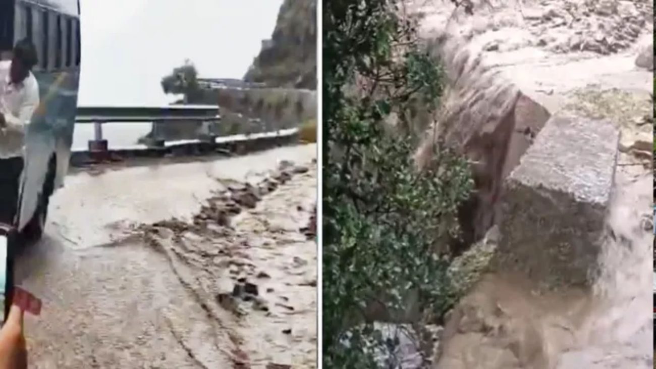 जम्मू-कश्मीर के किश्तवाड़ में फटा बादल, दो बार आया सैलाब, सड़कें हुई क्षतिग्रस्त