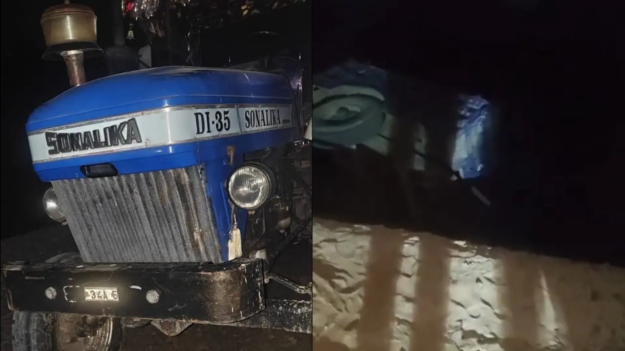 दमोह: युवक पर पलटी तेज रफ्तार ट्रैक्टर ट्रॉली, मौके पर हुई मौत, चालक फरार