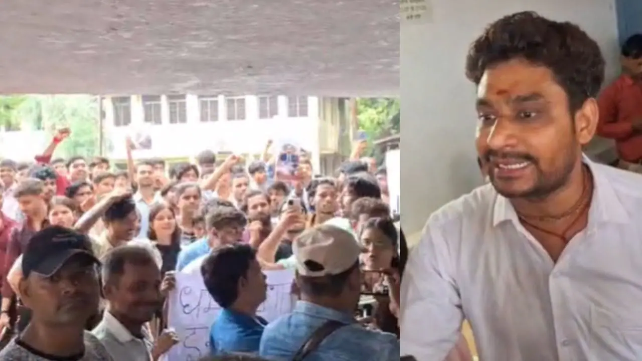 छतरपुर कलेक्ट्रेट में NEET प्रदर्शन के दौरान हंगामा, दो पक्षों के बीच हुई तीखी बहस, परिसर में बनी तनाव की स्थिति