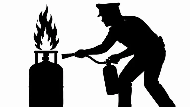 उज्जैन में घर में रखे सिलेंडर में लगी आग, पुलिस की सूझबूझ से टला बड़ा हादसा