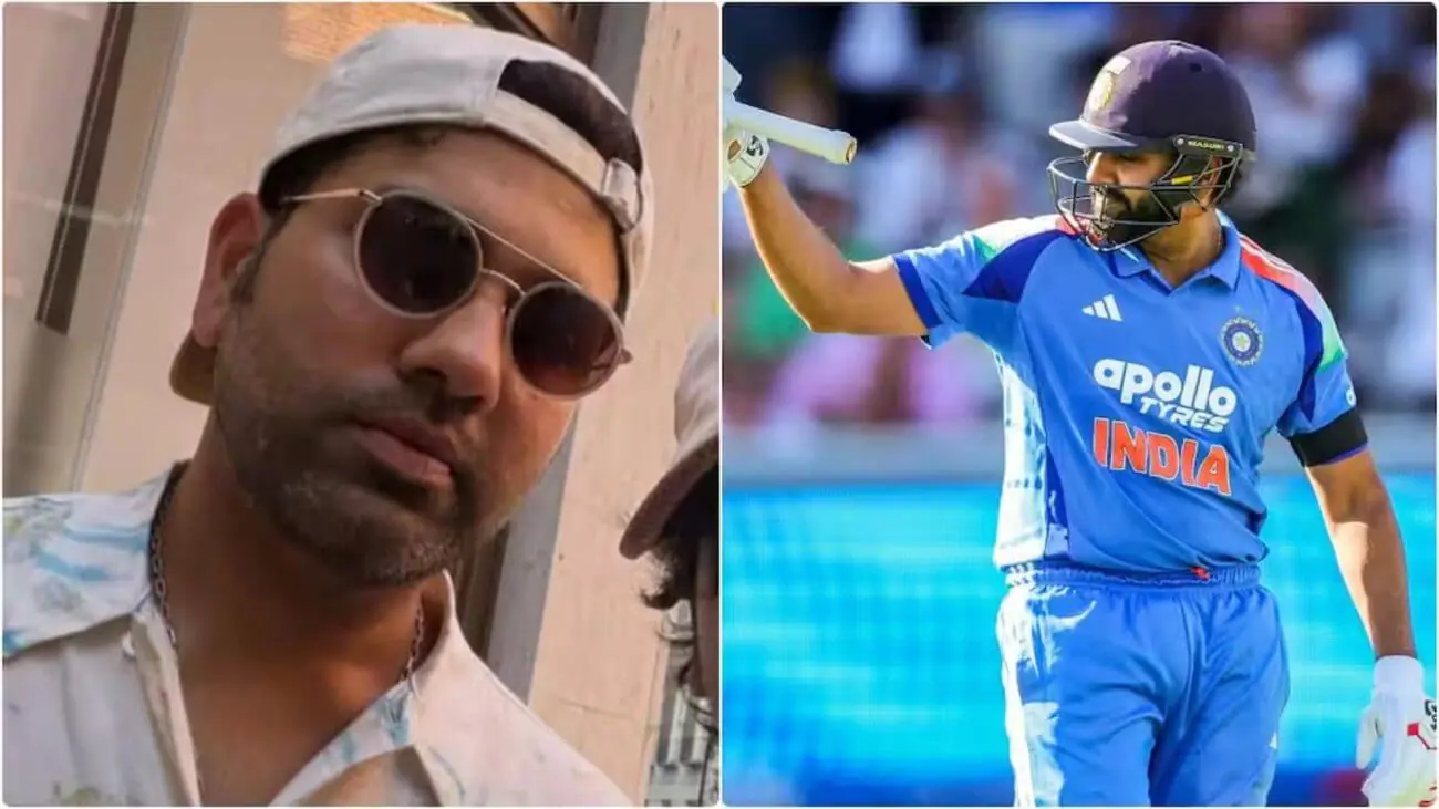 रोहित शर्मा का नया लुक हुआ वायरल, क्लीन शेव अवतार ने फैंस को किया हैरान, सोशल मीडिया पर छाई तस्वीरें