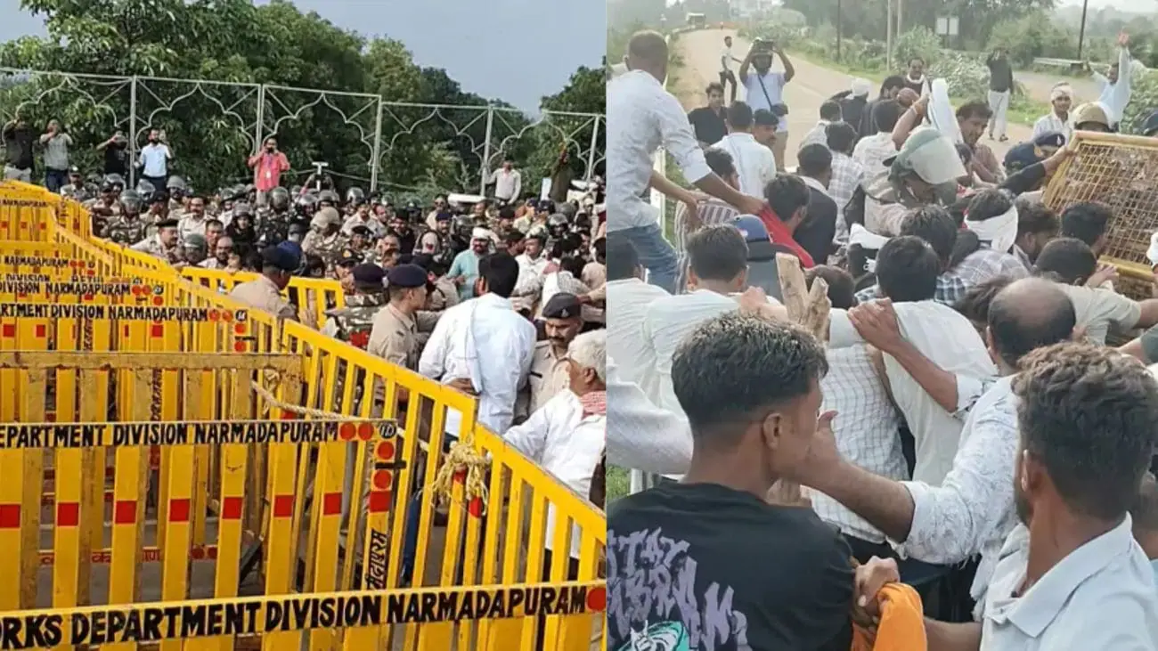 MP किसान आंदोलन: CM हाउस घेरने निकले किसान, मूंग खरीदी और खाद संकट को लेकर कर रहे पैदल यात्रा