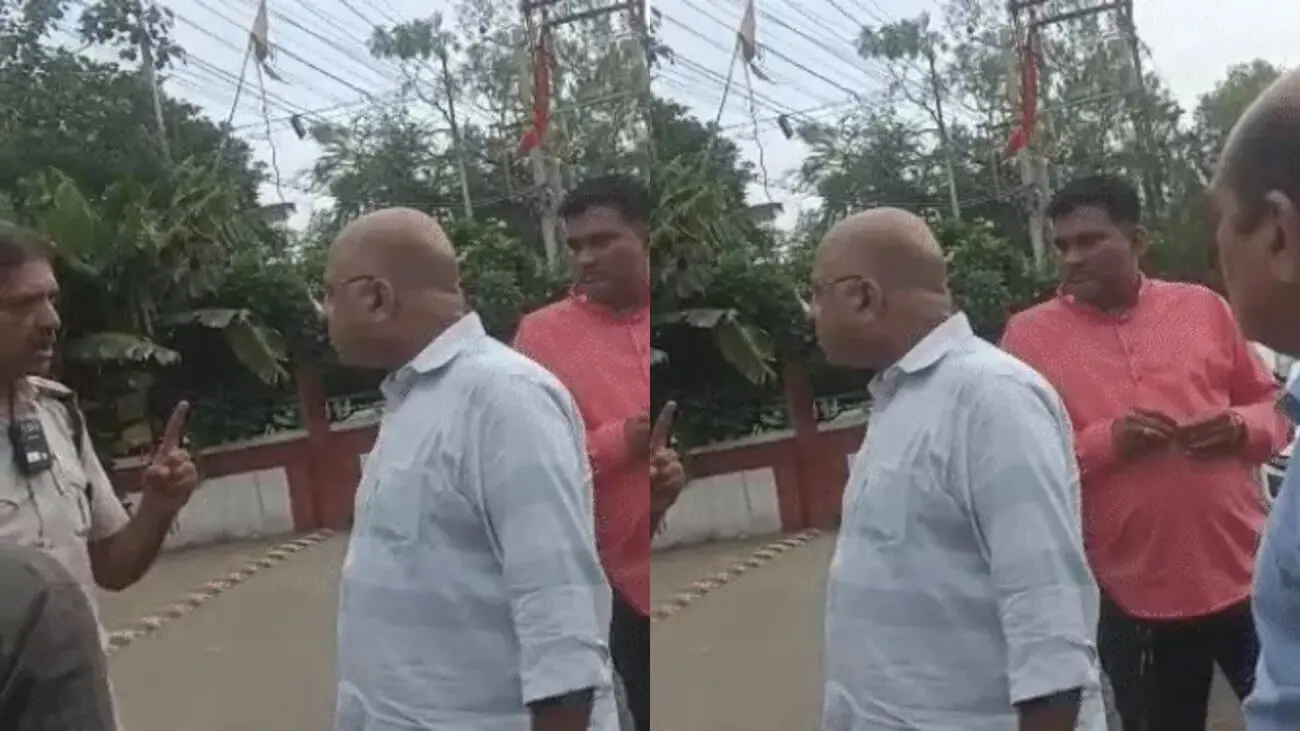 भोपाल में हेलमेट चेकिंग के दौरान ट्रैफिक टीआई और भाजपा जिला उपाध्यक्ष के बीच हुई तीखी बहस, पुलिस पर अवैध वसूली का आरोप
