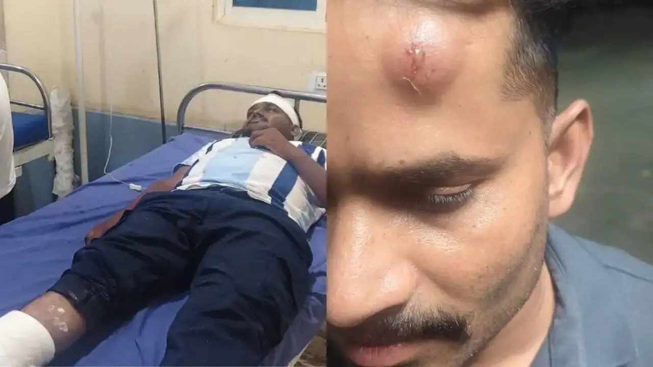 राजगढ़ में MP-UP की पुलिस पर हमला, ग्रामीणों ने किया पथराव, 3 पुलिसकर्मी घायल