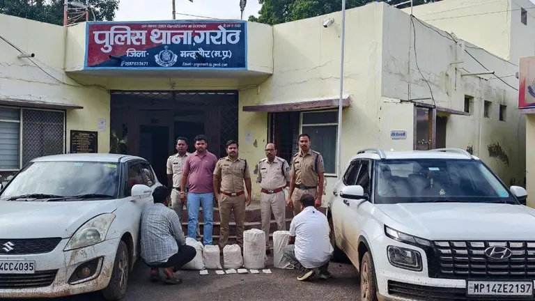 मंदसौर: खेत में चल रही थी एमडी ड्रग्स बनाने की तैयारी, पुलिस ने की छापामार कार्रवाई, ड्रग्स और केमिकल बरामद, 2 आरोपी गिरफ्तार