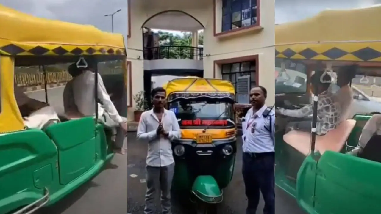 नाबालिग चला रहा था सवारियों से भरा ऑटो, वीडियो वायरल होते ही उज्जैन ट्रैफिक पुलिस का बड़ा एक्शन