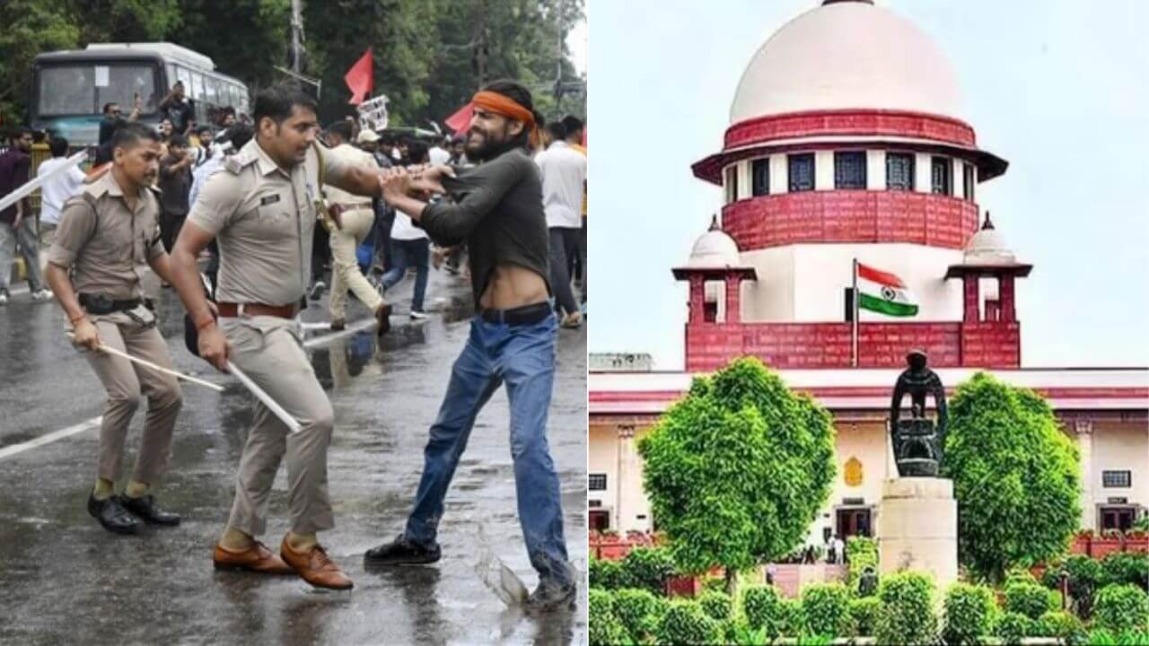सुप्रीम कोर्ट ने कहा प्रदर्शन पर लाठीचार्ज ठीक नहीं, पुलिस पर हमला चिंताजनक, आंदोलन के लिए प्रोटोकॉल तय होना चाहिए