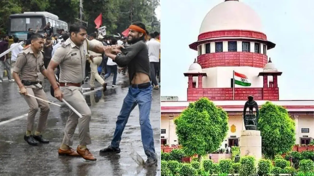 सुप्रीम कोर्ट ने कहा प्रदर्शन पर लाठीचार्ज ठीक नहीं, पुलिस पर हमला चिंताजनक, आंदोलन के लिए प्रोटोकॉल तय होना चाहिए