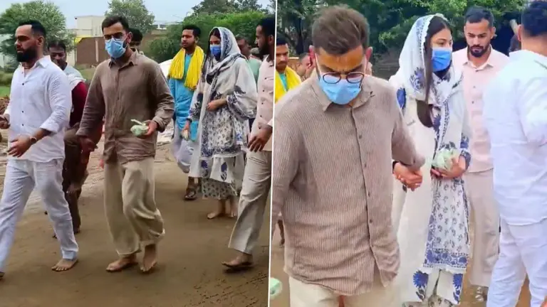 गुरु पूर्णिमा से पहले प्रेमानंद महाराज के आश्रम पहुंचे विराट कोहली-अनुष्का शर्मा, लिया आशीर्वाद