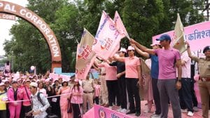 इंदौर में महिलाओं का नशे के खिलाफ बड़ा संकल्प, वॉकाथॉन में हजारों कदमों ने दिया जागरूकता का संदेश