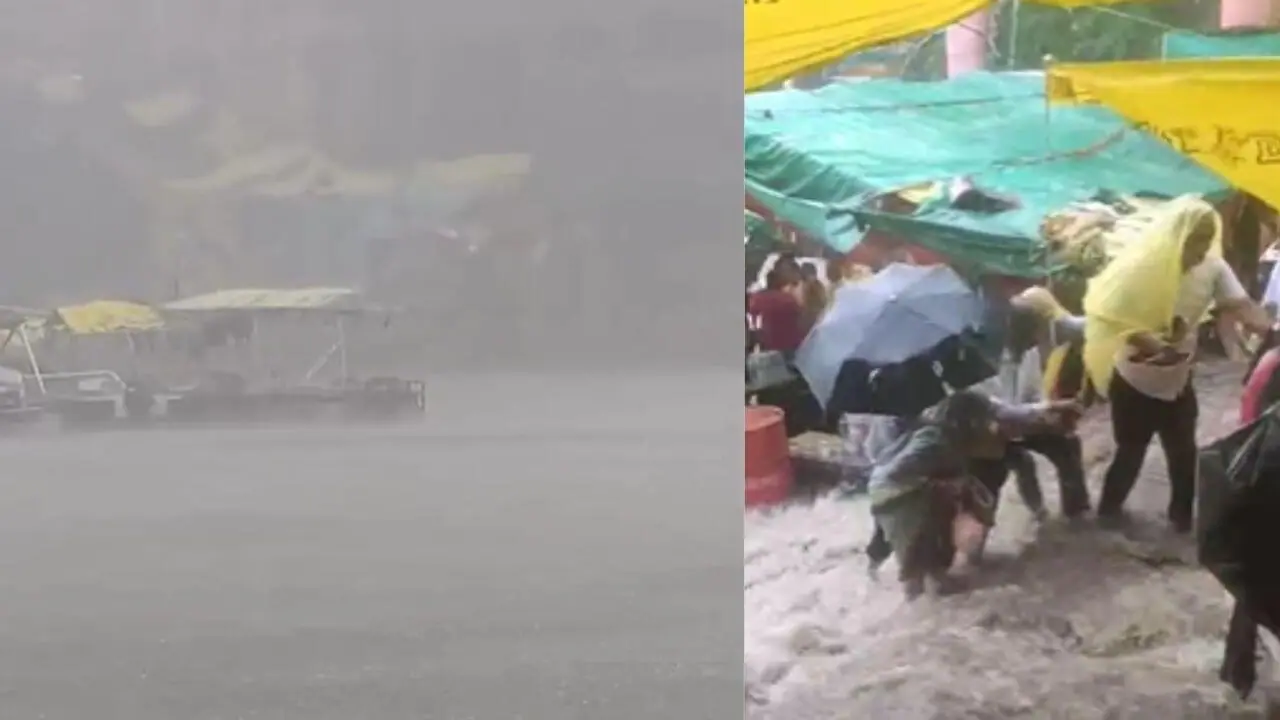 मूसलाधार बारिश से ओझल हुआ ओंकारेश्वर ज्योतिर्लिंग मंदिर, ठप हुआ नौका विहार, फिसलन भरे घाटों पर संभलकर चले श्रद्धालु