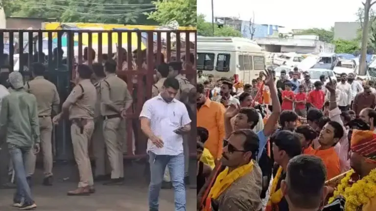 भगवान भोलेनाथ पर आपत्तिजनक टिप्पणी को लेकर इंदौर में मौलाना जर्जिस अंसारी के खिलाफ विरोध-प्रदर्शन, कांवड़ियों ने चंदन नगर थाना घेरा